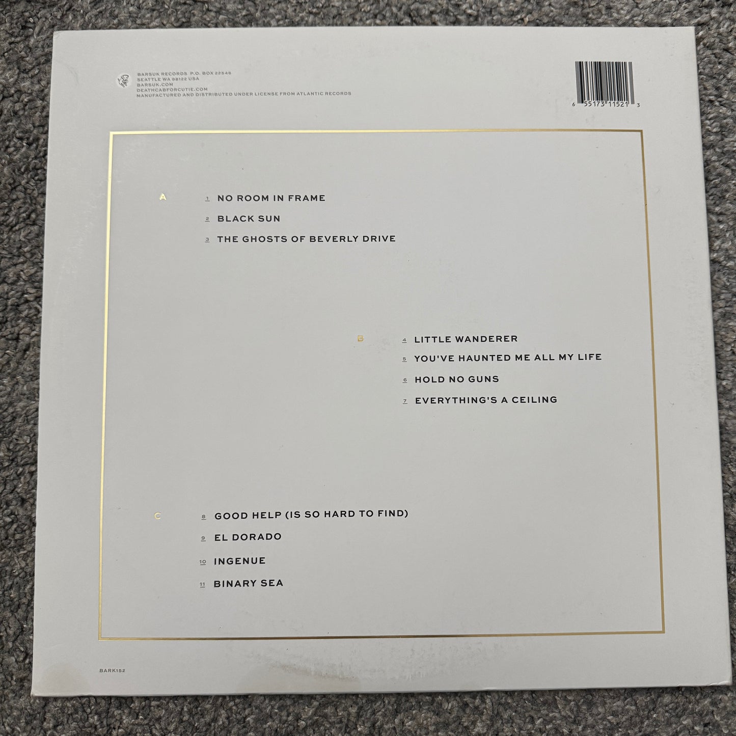Death cab for Cutie - Kintsugi