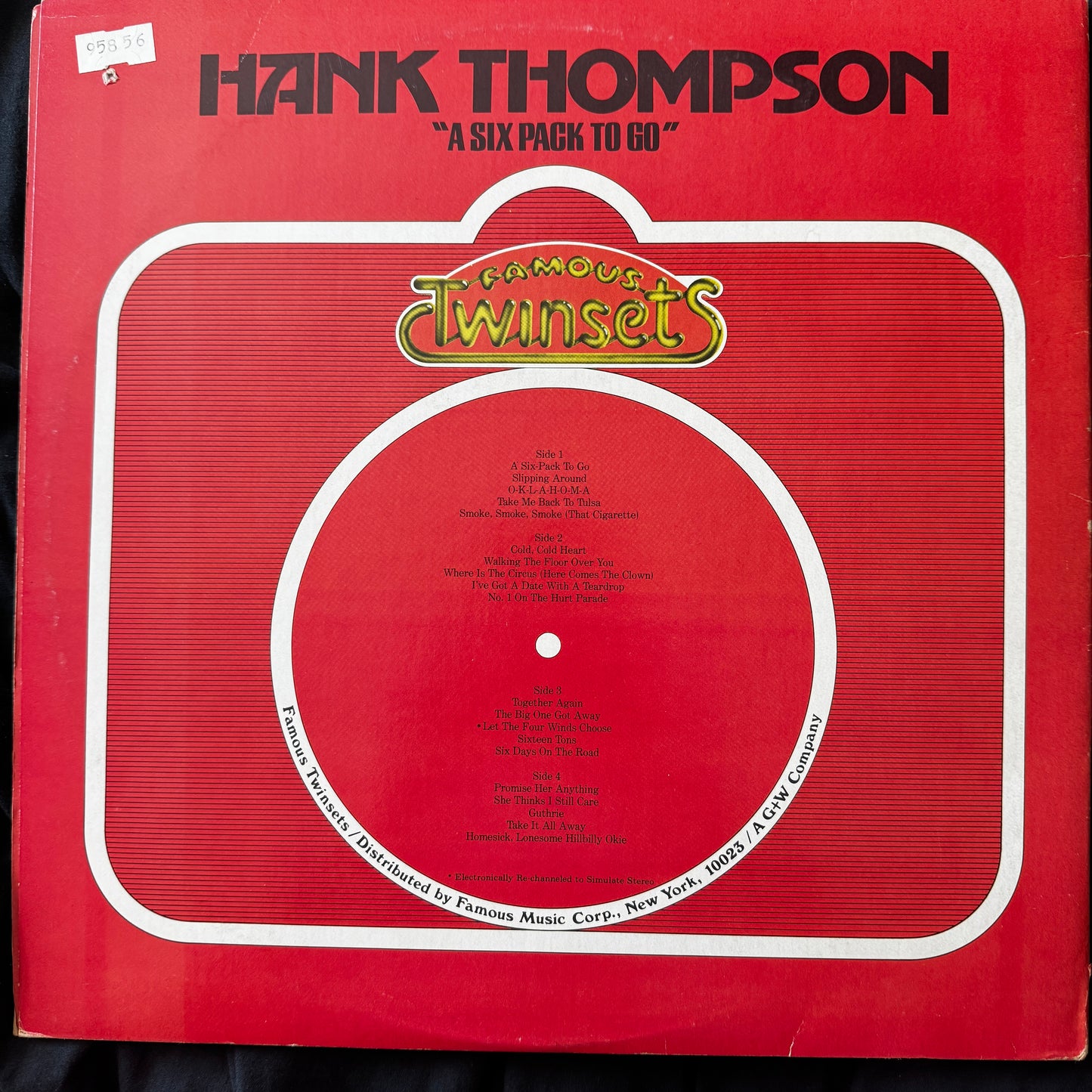 Hank Thompson - A Six Pack To Go