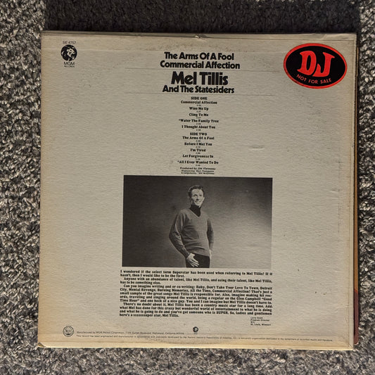 Mel Tills and The Statesiders - The Arms of a Fool Commercial Affection