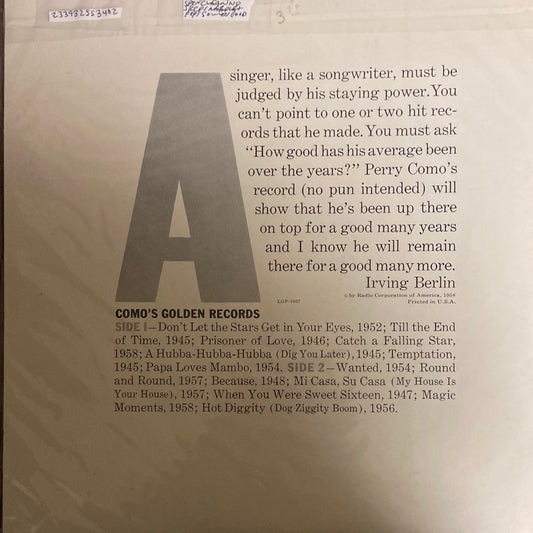 Como - Como’s Golden Records