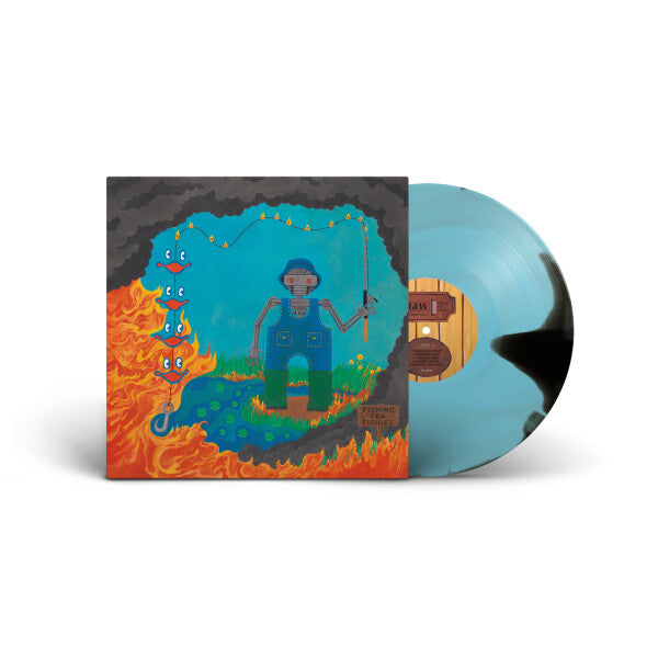 KING GIZZARD & THE LIZARD WIZARD - Fishing For Fishies (Limited Edition, "Oil Spill" Black & Blue Colored Vinyl)