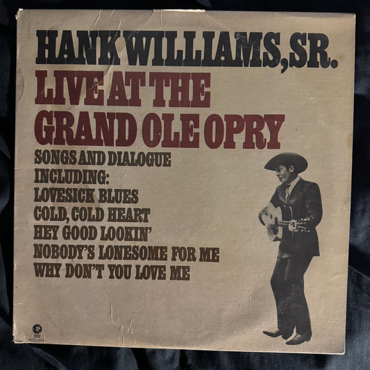 Hank Williams,SR - Live at The Grand Ole Opry