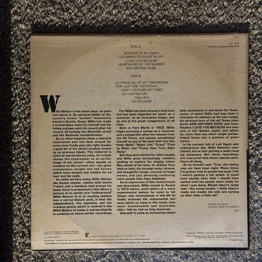 Willie Nelson - Columbus Stockade Blues & Other Country Favorites