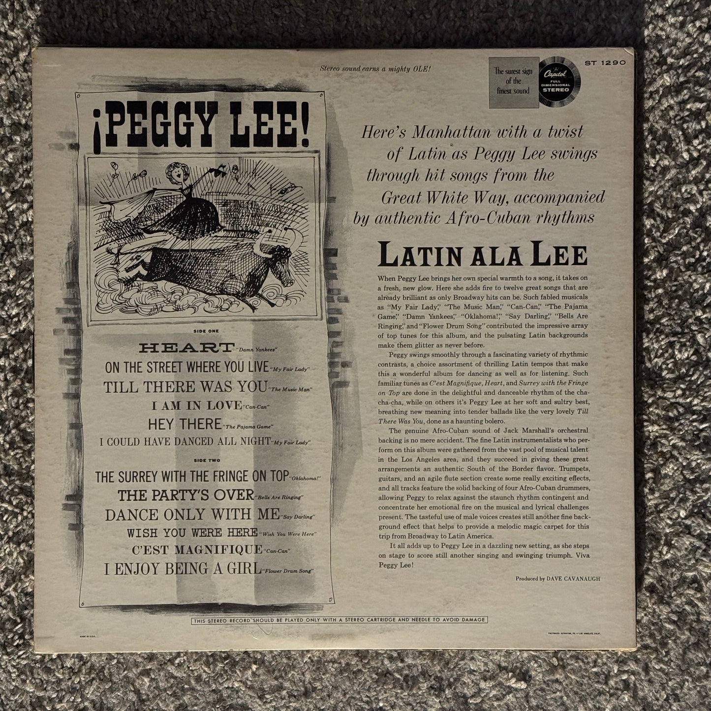 Peggy Lee - Latin ala Lee!