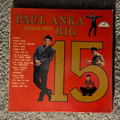 Paul Anka - Sings His Big 15