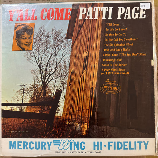 Patti Page - Y'all Come