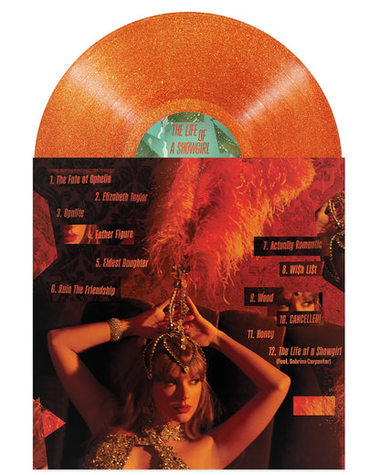 Taylor Swift - The Life Of A Showgirl [Sweat And Vanilla Perfume Portofino Orange Glitter Vinyl]