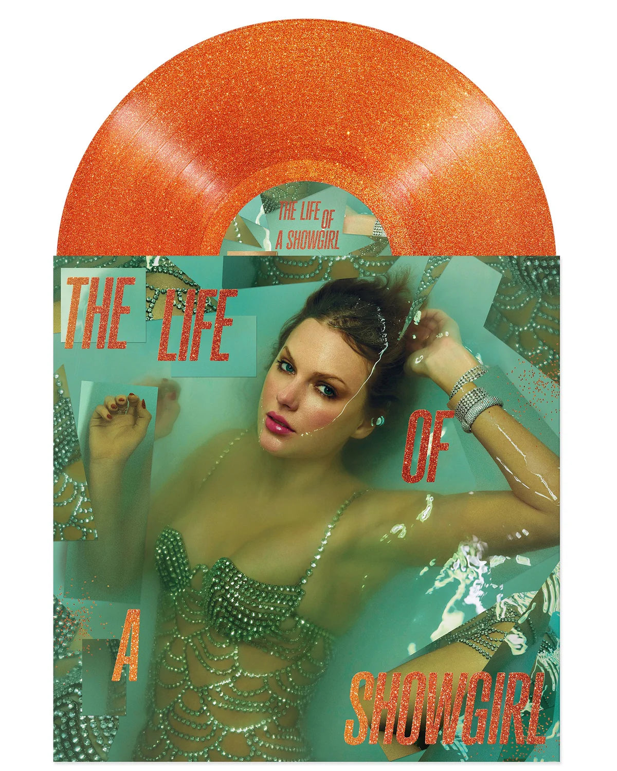 Taylor Swift - The Life Of A Showgirl [Sweat And Vanilla Perfume Portofino Orange Glitter Vinyl]